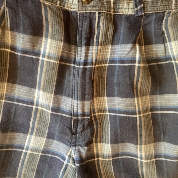 3/$20 Blue plaid shorts - Picture 2 of 5